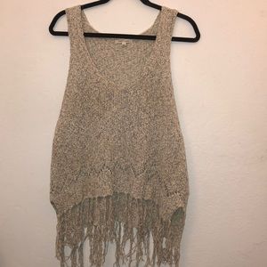 Crocheted tank top